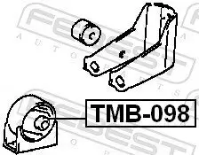 Lagerung, Motor FEBEST TMB-098 Bild Lagerung, Motor FEBEST TMB-098