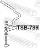 Lagerung, Achsstrebe FEBEST TSB-789 Bild Lagerung, Achsstrebe FEBEST TSB-789