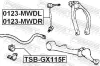 Lagerung, Stabilisator Vorderachse FEBEST TSB-GX115F Bild Lagerung, Stabilisator Vorderachse FEBEST TSB-GX115F