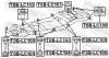Lagerung, Fahrzeugrahmen hinten 3. Reihe oben FEBEST TSB-LC105 Bild Lagerung, Fahrzeugrahmen hinten 3. Reihe oben FEBEST TSB-LC105