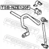 Lagerung, Stabilisator FEBEST TSB-NZE120F Bild Lagerung, Stabilisator FEBEST TSB-NZE120F