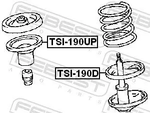 Federteller FEBEST TSI-190D Bild Federteller FEBEST TSI-190D