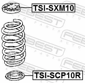 Federteller FEBEST TSI-SCP10R Bild Federteller FEBEST TSI-SCP10R