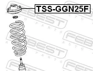 Federbeinstützlager FEBEST TSS-GGN25F Bild Federbeinstützlager FEBEST TSS-GGN25F