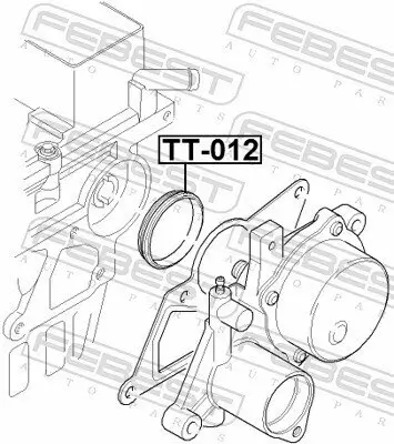 Dichtung, Unterdruckpumpe FEBEST TT-012 Bild Dichtung, Unterdruckpumpe FEBEST TT-012