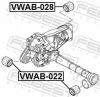 Lagerung, Differential FEBEST VWAB-028 Bild Lagerung, Differential FEBEST VWAB-028