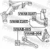 Lagerung, Lenker Hinterachse hinter der Achse FEBEST VWAB-31KIT Bild Lagerung, Lenker Hinterachse hinter der Achse FEBEST VWAB-31KIT