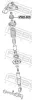 Anschlagpuffer, Federung Vorderachse FEBEST VWD-003 Bild Anschlagpuffer, Federung Vorderachse FEBEST VWD-003