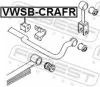 Lagerung, Stabilisator FEBEST VWSB-CRAFR Bild Lagerung, Stabilisator FEBEST VWSB-CRAFR