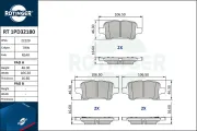 Bremsbelagsatz, Scheibenbremse Hinterachse ROTINGER RT 1PD32180