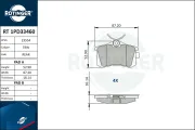 Bremsbelagsatz, Scheibenbremse ROTINGER RT 1PD33460