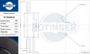 Bremsscheibe Vorderachse ROTINGER RT 20168-GL