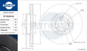 Bremsscheibe ROTINGER RT 20199-GL