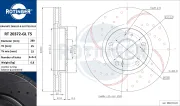 Bremsscheibe Vorderachse ROTINGER RT 20372-GL T5