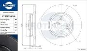 Bremsscheibe Vorderachse ROTINGER RT 20855HP-GL