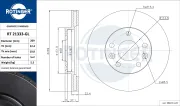 Bremsscheibe Vorderachse ROTINGER RT 21333-GL