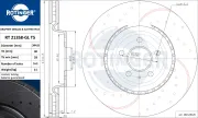 Bremsscheibe Vorderachse ROTINGER RT 21358-GL T5