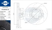 Bremsscheibe Vorderachse ROTINGER RT 2634-GL T3