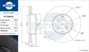 Bremsscheibe Vorderachse ROTINGER RT 2649-GL