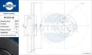 Bremsscheibe Vorderachse ROTINGER RT 2711-GL