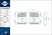 Bremsbelagsatz, Scheibenbremse ROTINGER RT 2PD04902
