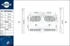 Bremsbelagsatz, Scheibenbremse ROTINGER RT 2PD06964