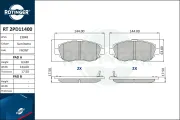 Bremsbelagsatz, Scheibenbremse Vorderachse ROTINGER RT 2PD11400