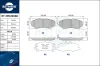 Bremsbelagsatz, Scheibenbremse ROTINGER RT 2PD20360