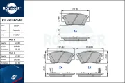 Bremsbelagsatz, Scheibenbremse ROTINGER RT 2PD32630