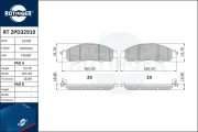 Bremsbelagsatz, Scheibenbremse Vorderachse ROTINGER RT 2PD32910