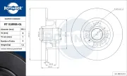 Bremsscheibe Hinterachse ROTINGER RT 3189BS-GL