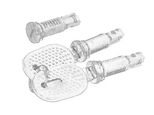 Schließzylindersatz PACOL IVE-DH-021 Bild Schließzylindersatz PACOL IVE-DH-021