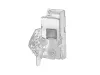 Türschloss hinten PACOL IVE-DH-014 Bild Türschloss hinten PACOL IVE-DH-014