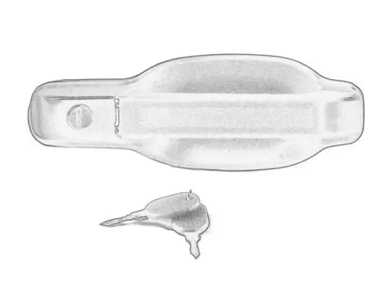 Türaußengriff vorne rechts PACOL IVE-DH-0018 Bild Türaußengriff vorne rechts PACOL IVE-DH-0018