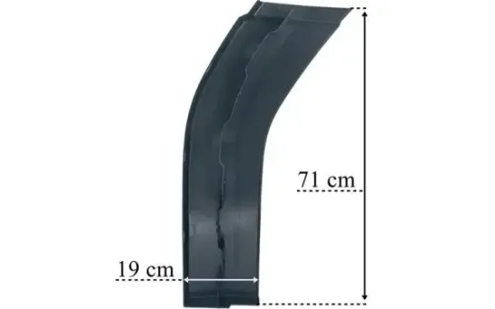 Verbreiterung, Kotflügel vorne links vorne rechts PACOL SCA-MG-015L Bild Verbreiterung, Kotflügel vorne links vorne rechts PACOL SCA-MG-015L
