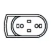 Sensor, Raddrehzahl Vorderachse links Vorderachse rechts MOBILETRON AB-EU008 Bild Sensor, Raddrehzahl Vorderachse links Vorderachse rechts MOBILETRON AB-EU008