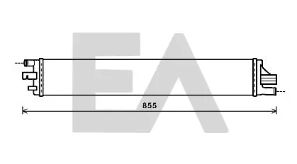 Kühler, Motorkühlung EACLIMA 31R60003 Bild Kühler, Motorkühlung EACLIMA 31R60003