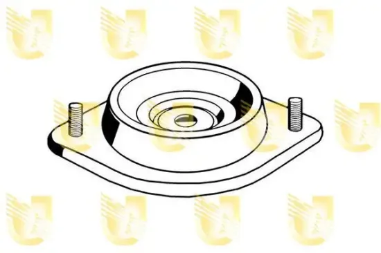 Federbeinstützlager Vorderachse rechts Vorderachse links UNIGOM 391408 Bild Federbeinstützlager Vorderachse rechts Vorderachse links UNIGOM 391408