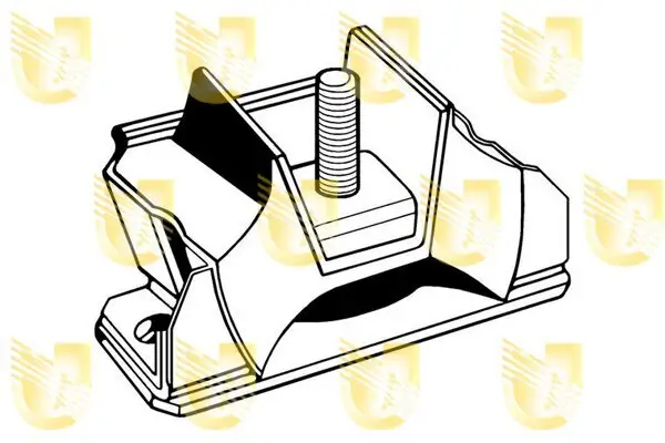 Lagerung, Motor vorne vorne rechts UNIGOM 395121