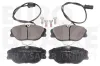 Bremsbelagsatz, Scheibenbremse Vorderachse EUROBRAKE 5502221009