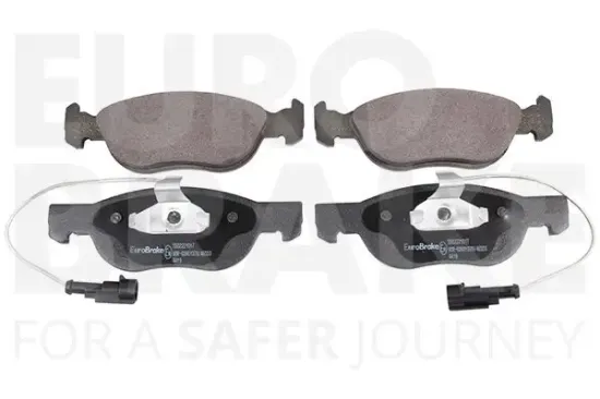 Bremsbelagsatz, Scheibenbremse Vorderachse EUROBRAKE 5502221017 Bild Bremsbelagsatz, Scheibenbremse Vorderachse EUROBRAKE 5502221017
