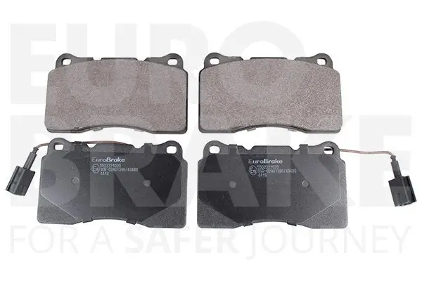 Bremsbelagsatz, Scheibenbremse Vorderachse EUROBRAKE 5502222322