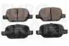 Bremsbelagsatz, Scheibenbremse Hinterachse EUROBRAKE 5502221023