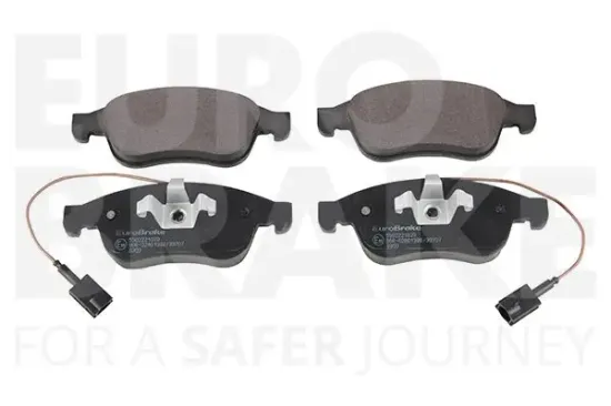 Bremsbelagsatz, Scheibenbremse Vorderachse EUROBRAKE 5502221029 Bild Bremsbelagsatz, Scheibenbremse Vorderachse EUROBRAKE 5502221029