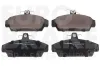 Bremsbelagsatz, Scheibenbremse Vorderachse EUROBRAKE 5502221211
