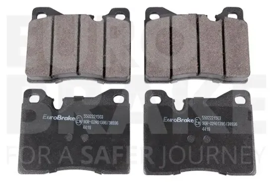Bremsbelagsatz, Scheibenbremse Vorderachse EUROBRAKE 5502221503 Bild Bremsbelagsatz, Scheibenbremse Vorderachse EUROBRAKE 5502221503