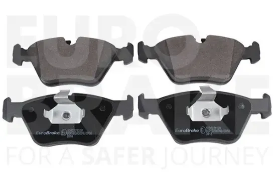 Bremsbelagsatz, Scheibenbremse Vorderachse EUROBRAKE 5502221528 Bild Bremsbelagsatz, Scheibenbremse Vorderachse EUROBRAKE 5502221528