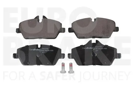 Bremsbelagsatz, Scheibenbremse Vorderachse EUROBRAKE 5502221529 Bild Bremsbelagsatz, Scheibenbremse Vorderachse EUROBRAKE 5502221529