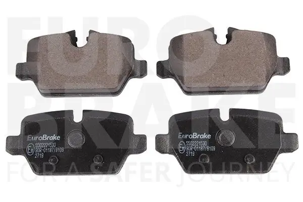 Bremsbelagsatz, Scheibenbremse Hinterachse EUROBRAKE 5502221530