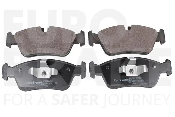 Bremsbelagsatz, Scheibenbremse Vorderachse EUROBRAKE 5502221531